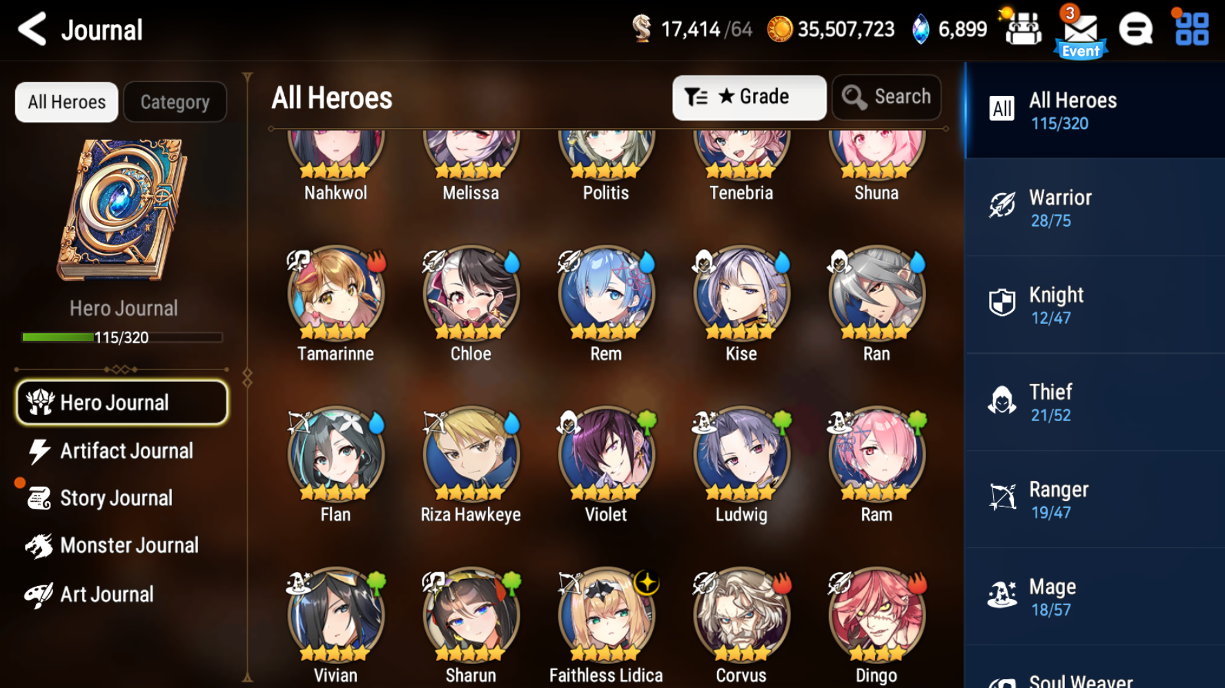 [GLOBAL] [INSTANT] Epic 7 Seven Faithless Lidica Rem Angel of Light An ...