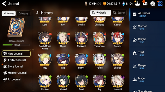 [GLOBAL] [INSTANT] Epic 7 Seven Harsetti + ML pulls +Name Starter Account-Mobile Games Starter