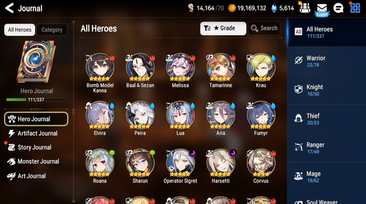 [GLOBAL] [INSTANT] Epic 7 Seven Harsetti Operator Sigret + ML pulls + Name Starter Account-Mobile Games Starter