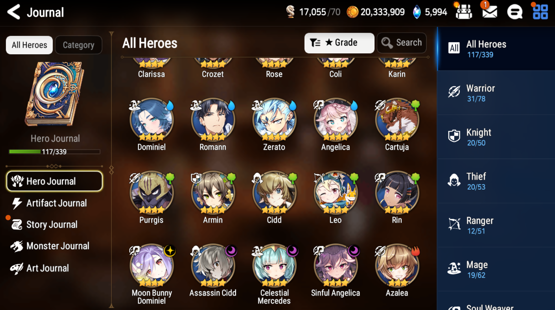 [GLOBAL] [INSTANT] Epic 7 Seven Harsetti Straze + ML pulls + Name Starter Account-Mobile Games Starter