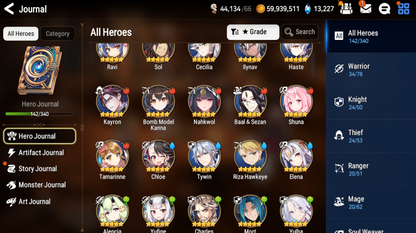 [GLOBAL] [INSTANT] Epic 7 Seven Hellion Lua DJ Basar + 63ML pulls 13k skystones + Name Starter Account-Mobile Games Starter