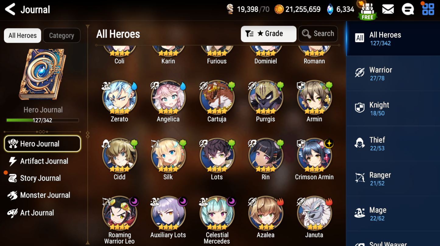 [GLOBAL] [INSTANT] Epic 7 Seven Hellion Lua + ML pulls + Name Starter Account-Mobile Games Starter