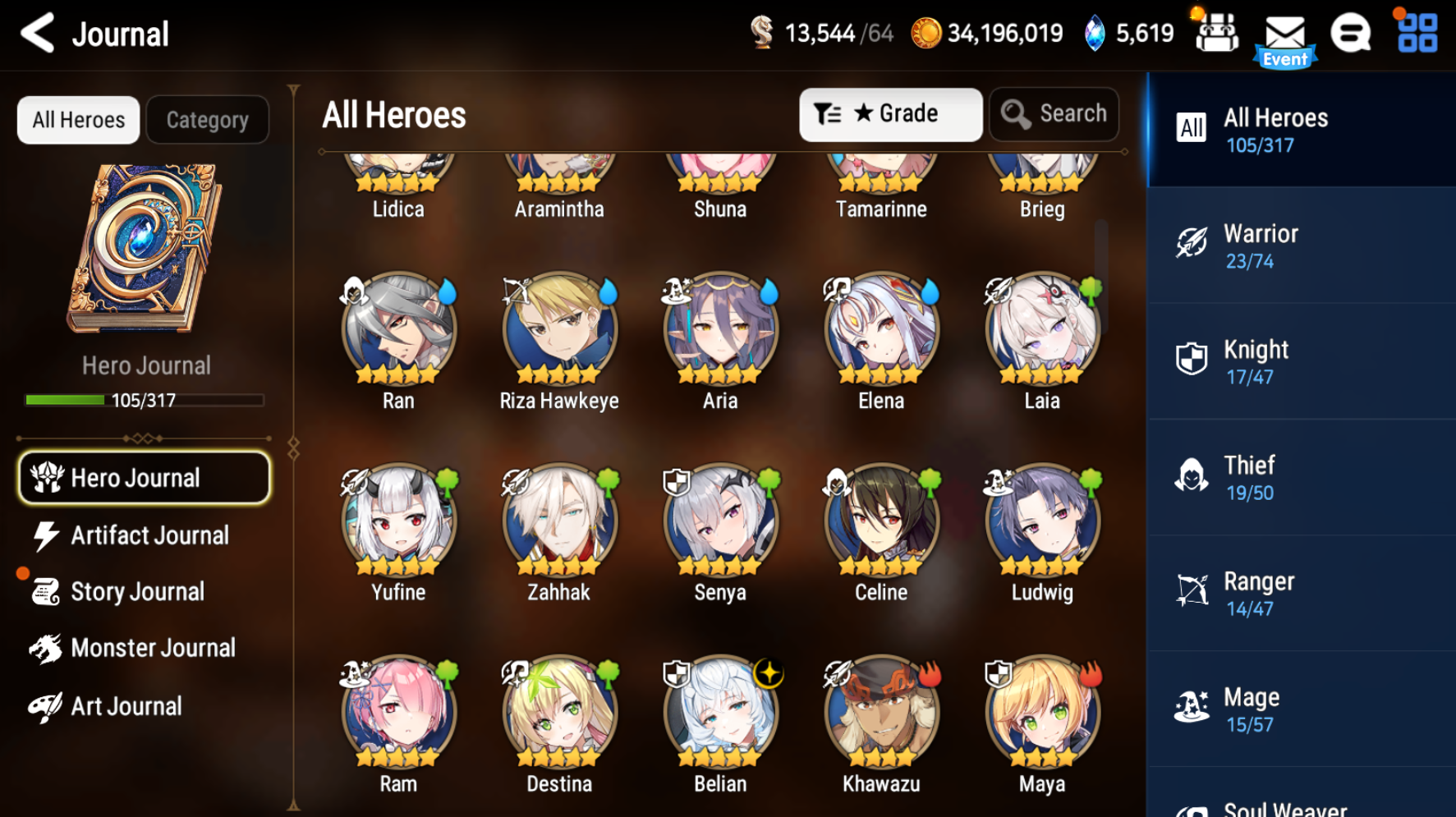 [GLOBAL] [INSTANT] Epic 7 Seven Laia Belian + ML pulls +Name Starter Account-Mobile Games Starter