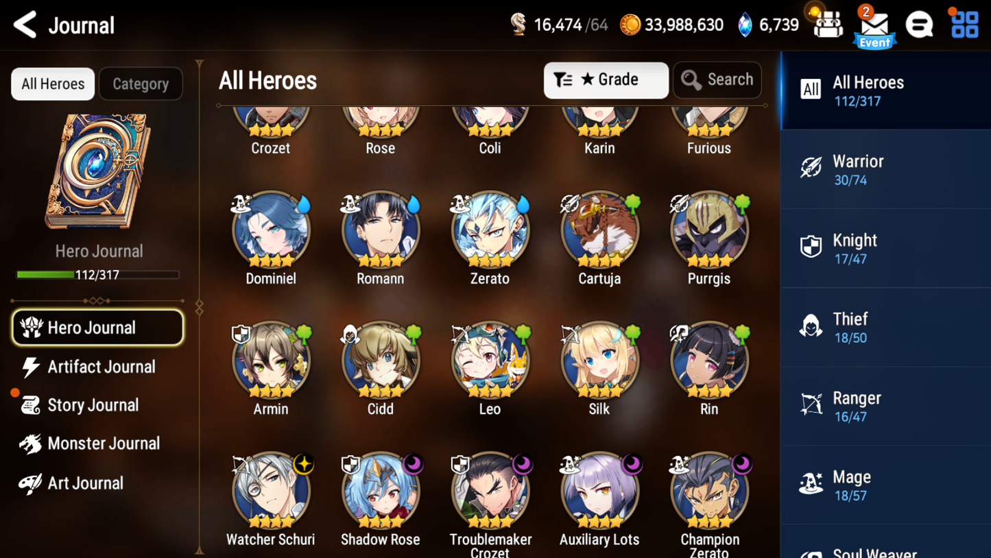 [GLOBAL] [INSTANT] Epic 7 Seven Laia Silver Blade Aramintha Jack + ML pulls +Name Starter Account-Mobile Games Starter