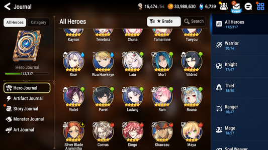 [GLOBAL] [INSTANT] Epic 7 Seven Laia Silver Blade Aramintha Jack + ML pulls +Name Starter Account-Mobile Games Starter