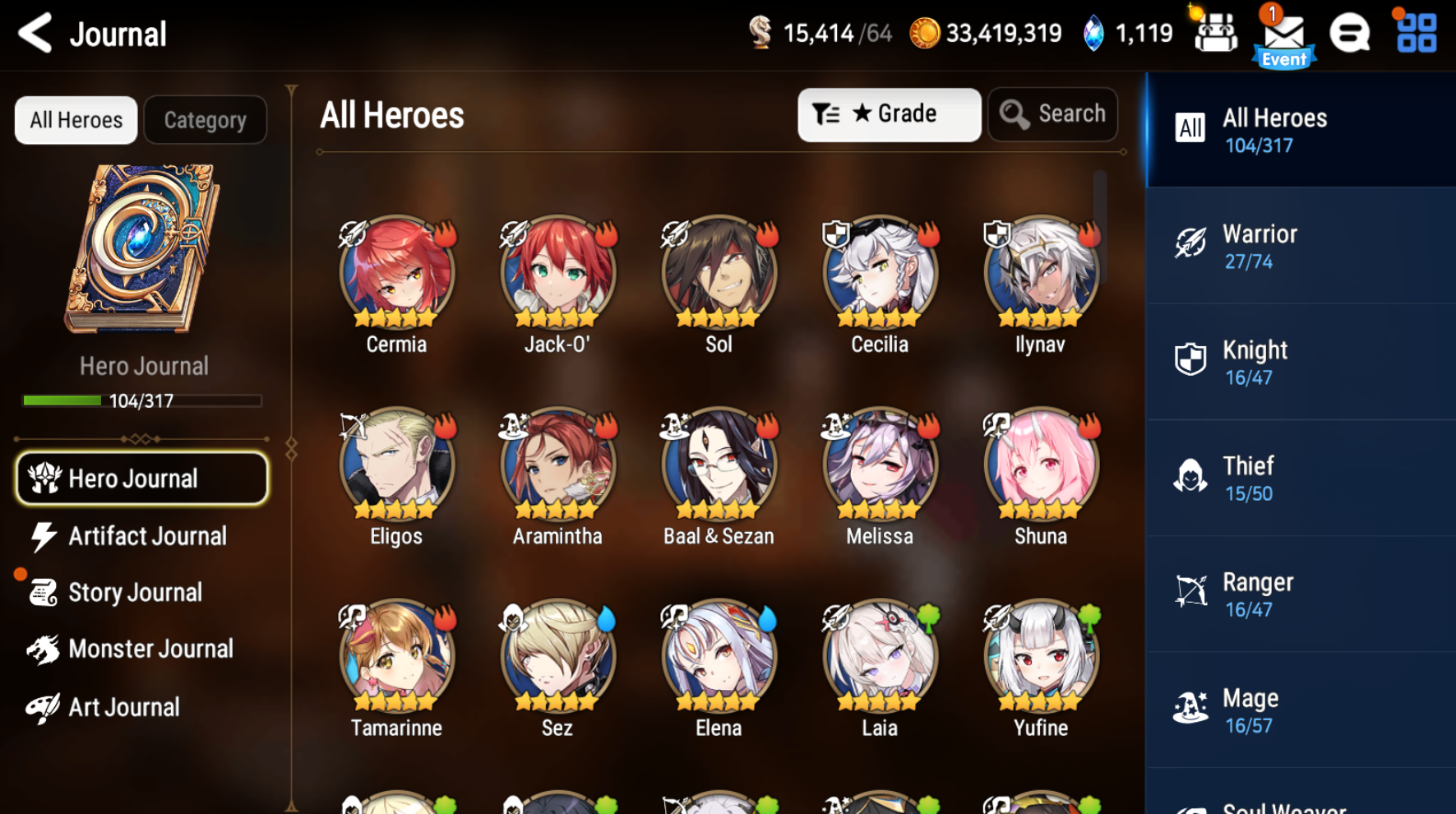 [GLOBAL] [INSTANT] Epic 7 Seven Laia Silver Blade Aramintha +ML pulls +Name Starter Account-Mobile Games Starter
