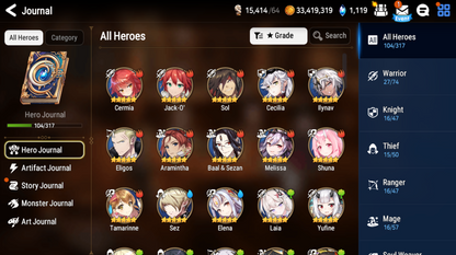 [GLOBAL] [INSTANT] Epic 7 Seven Laia Silver Blade Aramintha +ML pulls +Name Starter Account-Mobile Games Starter