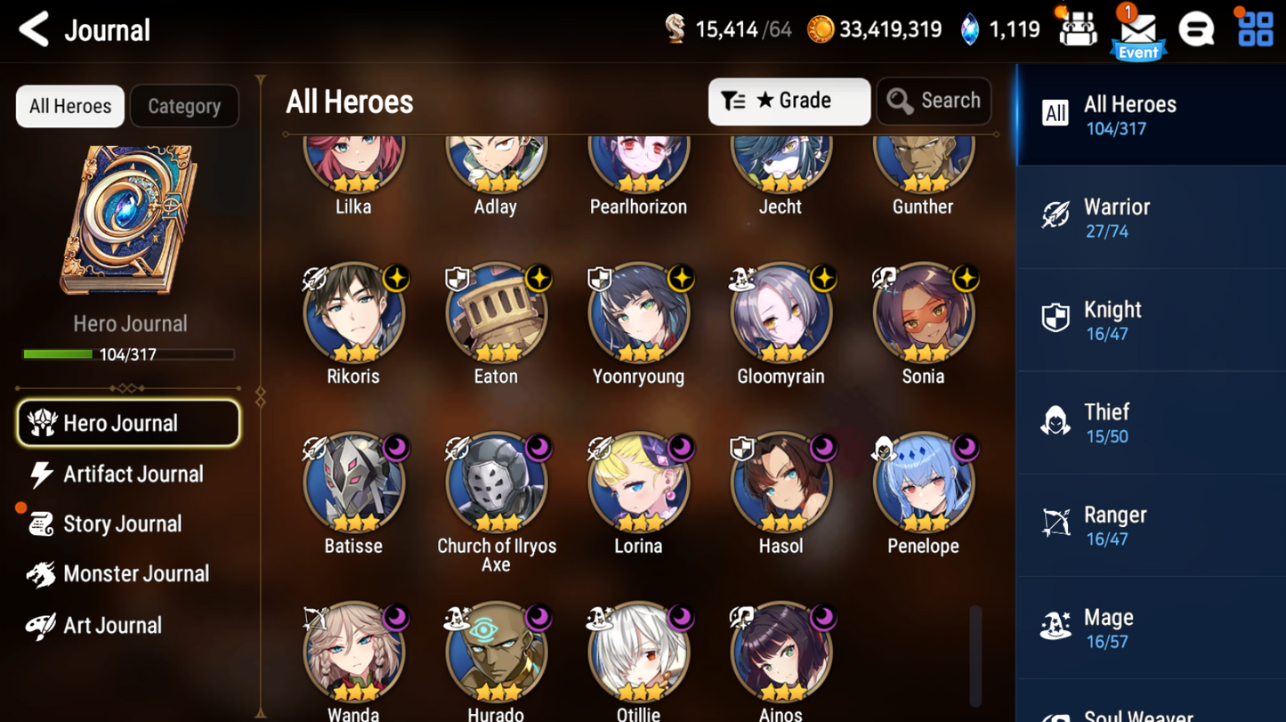 [GLOBAL] [INSTANT] Epic 7 Seven Laia Silver Blade Aramintha +ML pulls +Name Starter Account-Mobile Games Starter