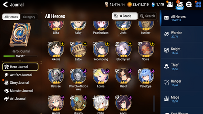 [GLOBAL] [INSTANT] Epic 7 Seven Laia Silver Blade Aramintha +ML pulls +Name Starter Account-Mobile Games Starter