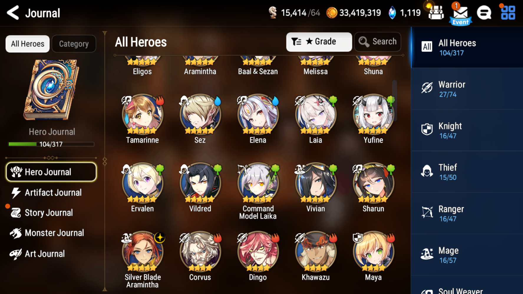 [GLOBAL] [INSTANT] Epic 7 Seven Laia Silver Blade Aramintha +ML pulls +Name Starter Account-Mobile Games Starter