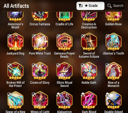 [GLOBAL] [INSTANT] Epic 7 Seven Lionheart Cermia + 63 ML pulls 12k skystones +Name Starter Account-Mobile Games Starter