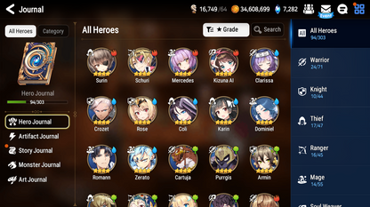 [GLOBAL] [INSTANT] Epic 7 Seven Little Queen Charlotte +ML pulls Starter Account-Mobile Games Starter