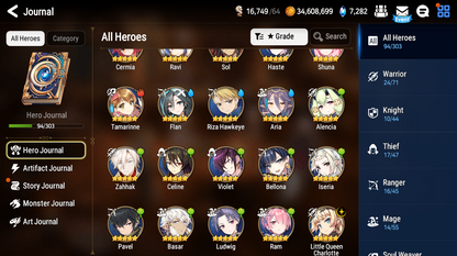 [GLOBAL] [INSTANT] Epic 7 Seven Little Queen Charlotte +ML pulls Starter Account-Mobile Games Starter