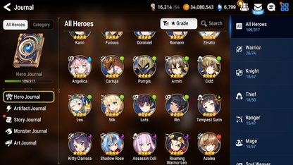 [GLOBAL] [INSTANT] Epic 7 Seven Maid Chloe + ML pulls Starter Account-Mobile Games Starter