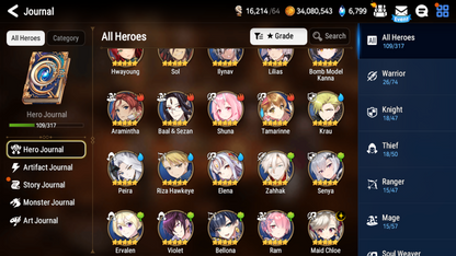 [GLOBAL] [INSTANT] Epic 7 Seven Maid Chloe + ML pulls Starter Account-Mobile Games Starter