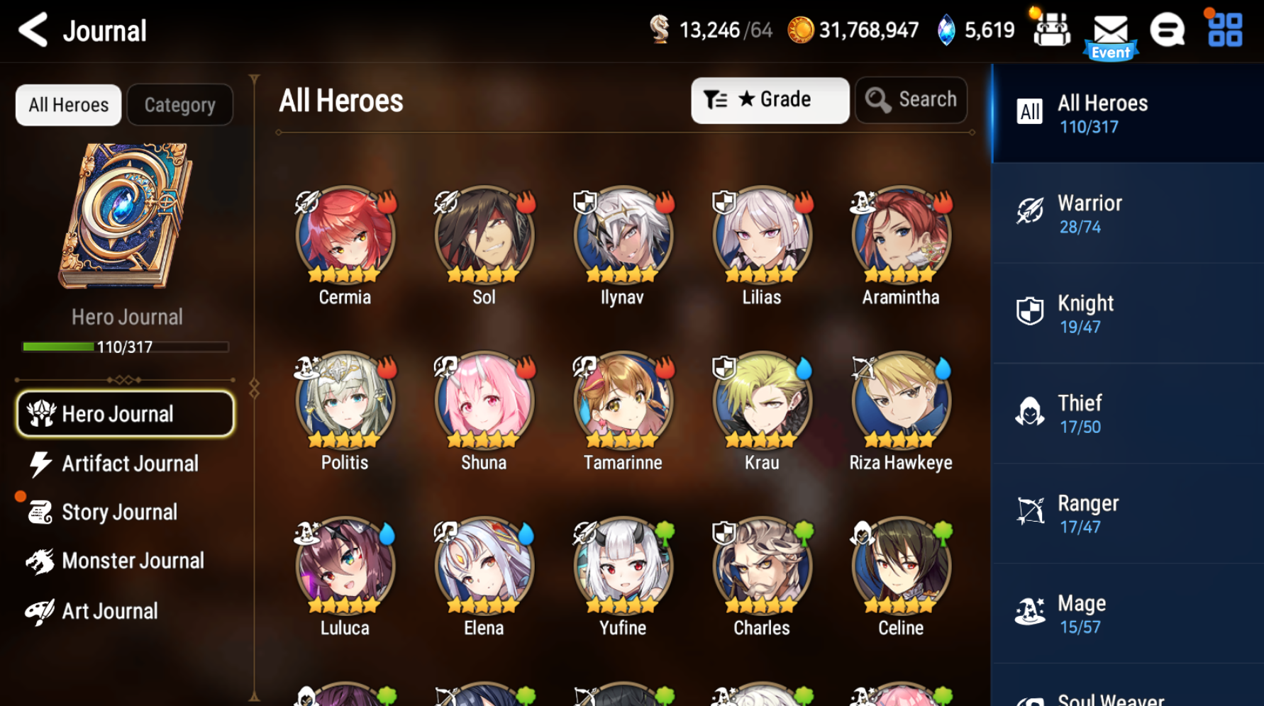 [GLOBAL] [INSTANT] Epic 7 Seven Operator Sigret Tamarinne + ML pulls Starter Account-Mobile Games Starter