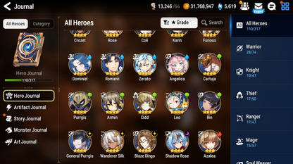 [GLOBAL] [INSTANT] Epic 7 Seven Operator Sigret Tamarinne + ML pulls Starter Account-Mobile Games Starter