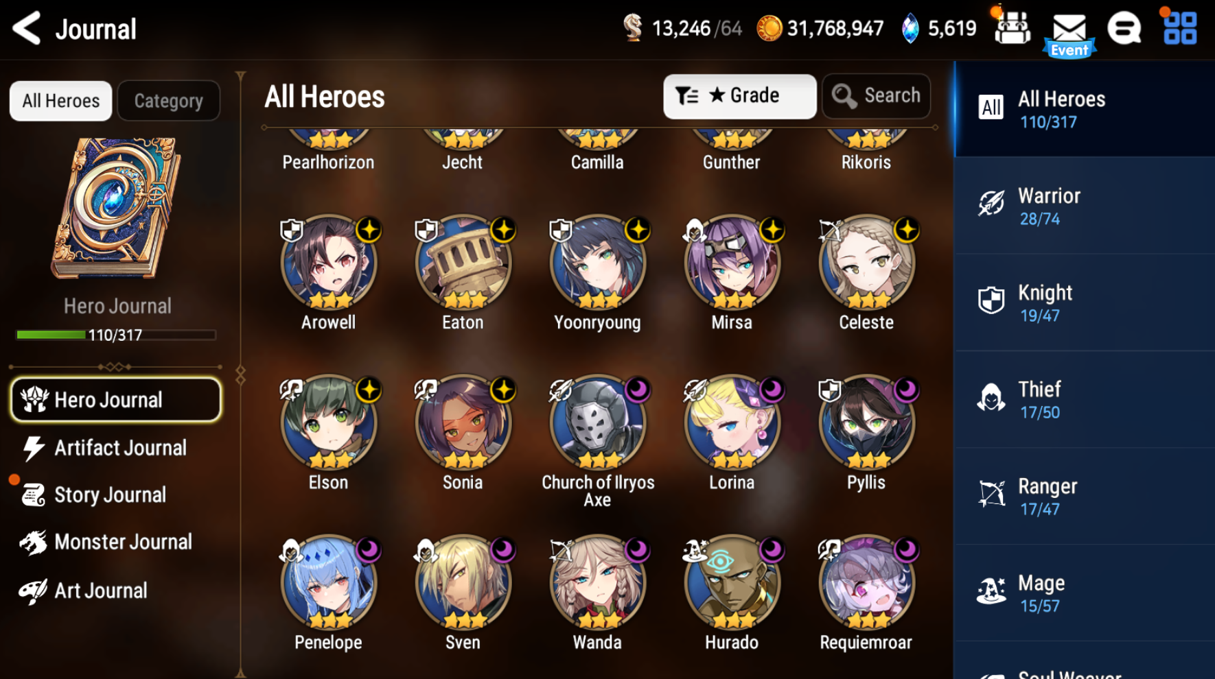 [GLOBAL] [INSTANT] Epic 7 Seven Operator Sigret Tamarinne + ML pulls Starter Account-Mobile Games Starter