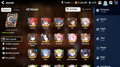 [GLOBAL] [INSTANT] Epic 7 Seven Ruele of Light + Rem +ML pulls Starter Account-Mobile Games Starter