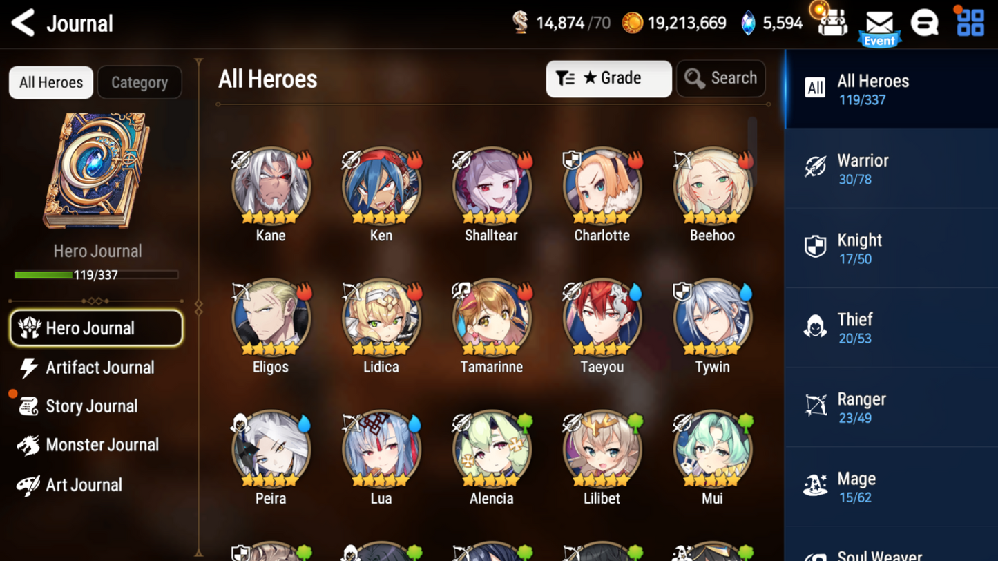 [GLOBAL] [INSTANT] Epic 7 Seven Sea Phantom Politis Shalltear Angel Angelica + ML pulls + Name Starter Account-Mobile Games Starter