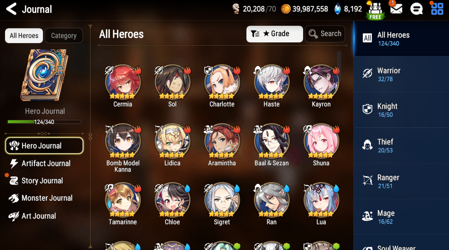 [GLOBAL] [INSTANT] Epic 7 Seven Spirit Eye Celine + ML pulls + Name Starter Account-Mobile Games Starter