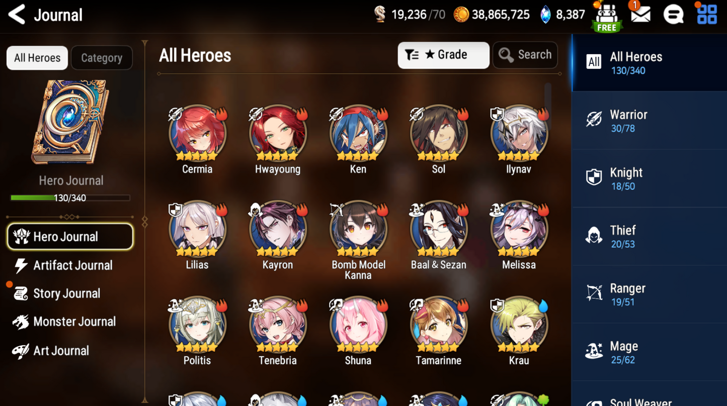 [GLOBAL] [INSTANT] Epic 7 Seven Spirit Eye Celine + ML pulls +Name Starter Account-Mobile Games Starter