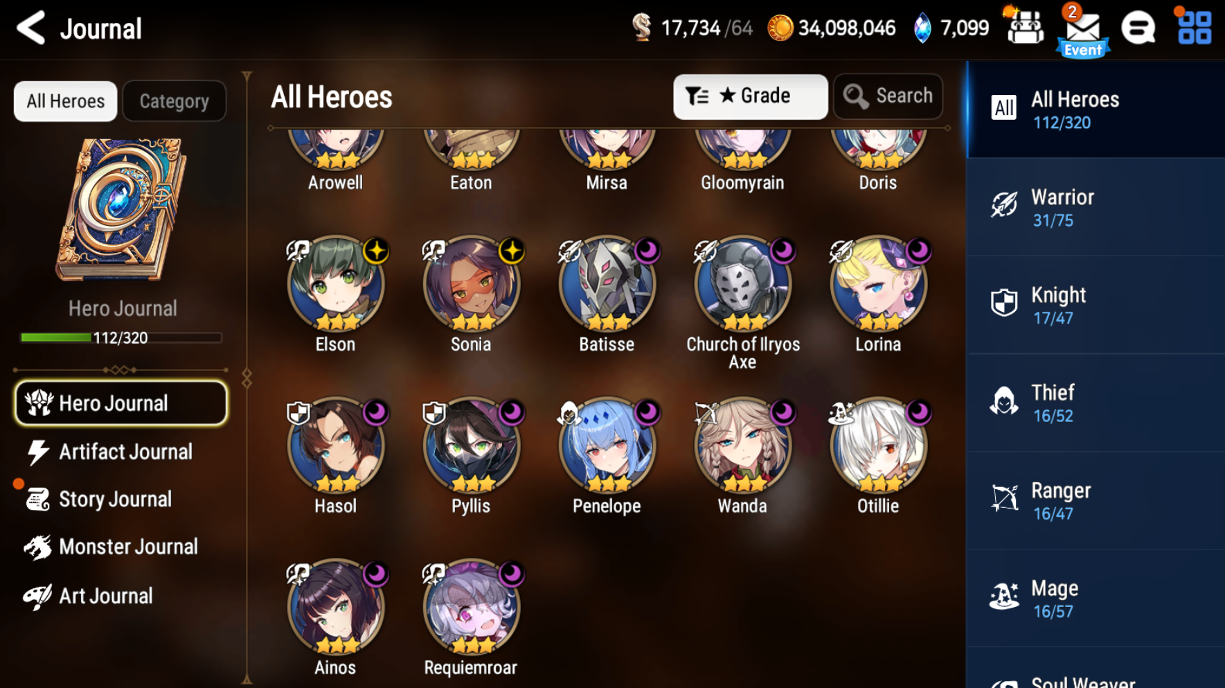 [GLOBAL] [INSTANT] Epic 7 Seven Straze Ruele of Light + ML pulls Starter Account-Mobile Games Starter