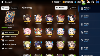 [GLOBAL] [INSTANT] Epic 7 Seven Young Senya+artifact Fallen Cecilia Angel Angelica + ML pulls + Name Starter Account-Mobile Games Starter