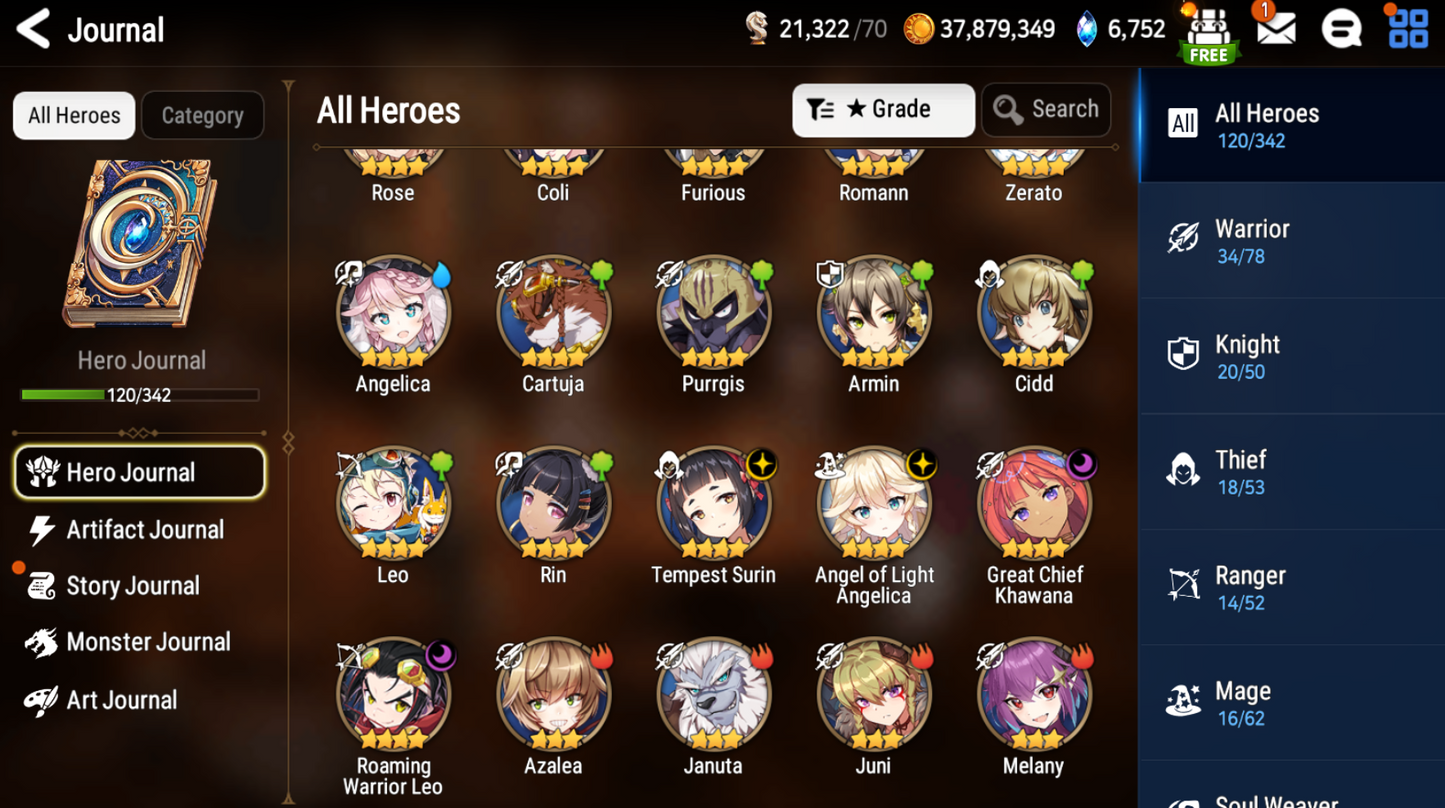 [GLOBAL] [INSTANT] Epic 7 Seven Young Senya+artifact Fallen Cecilia Ken Angel Angelica + ML pulls + Name Starter Account-Mobile Games Starter
