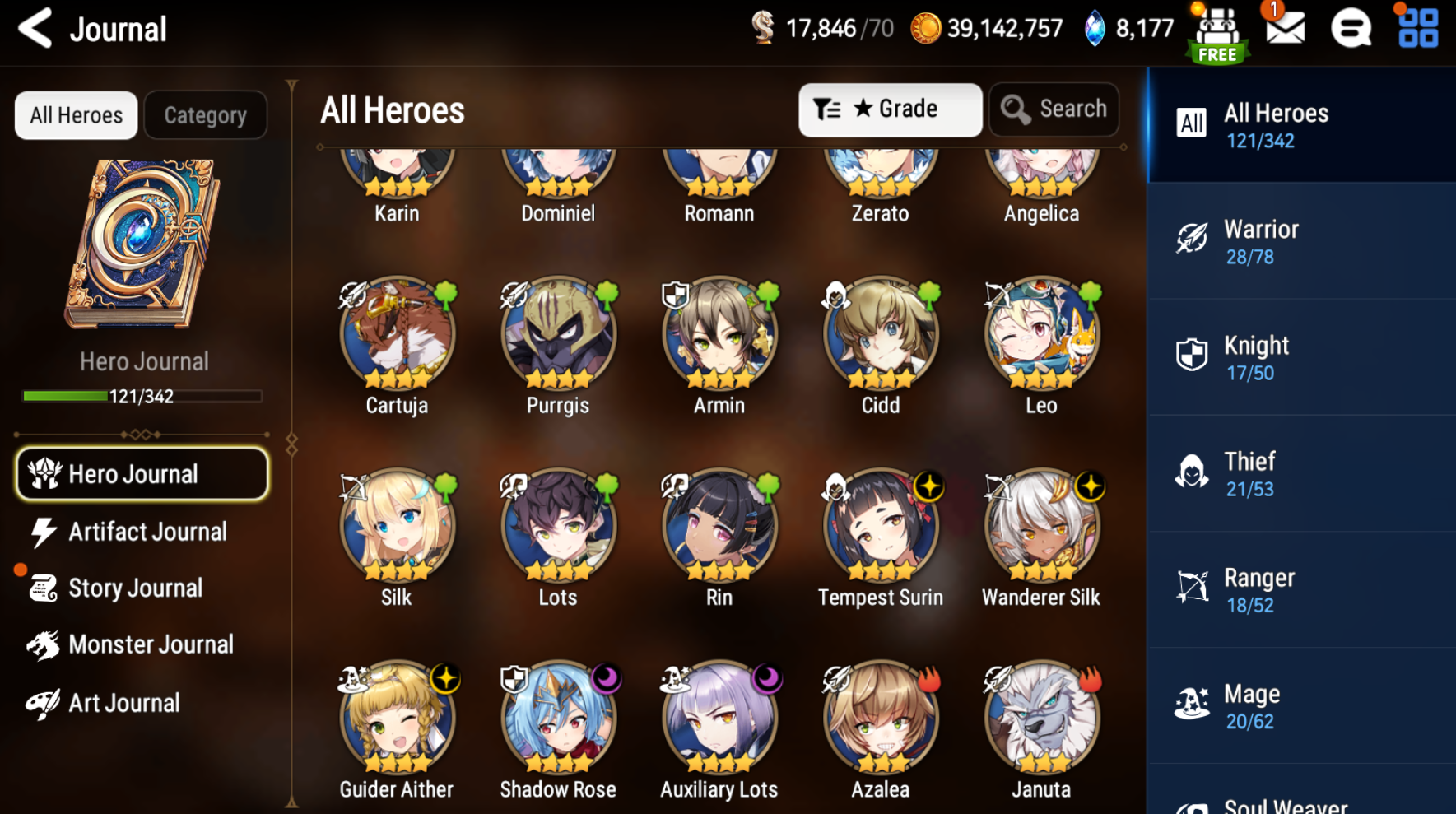 [GLOBAL] [INSTANT] Epic 7 Seven Young Senya+artifact Fallen Cecilia + ML pulls + Name Starter Account-Mobile Games Starter