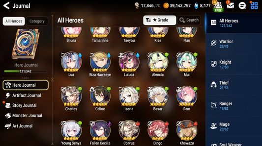 [GLOBAL] [INSTANT] Epic 7 Seven Young Senya+artifact Fallen Cecilia + ML pulls + Name Starter Account-Mobile Games Starter