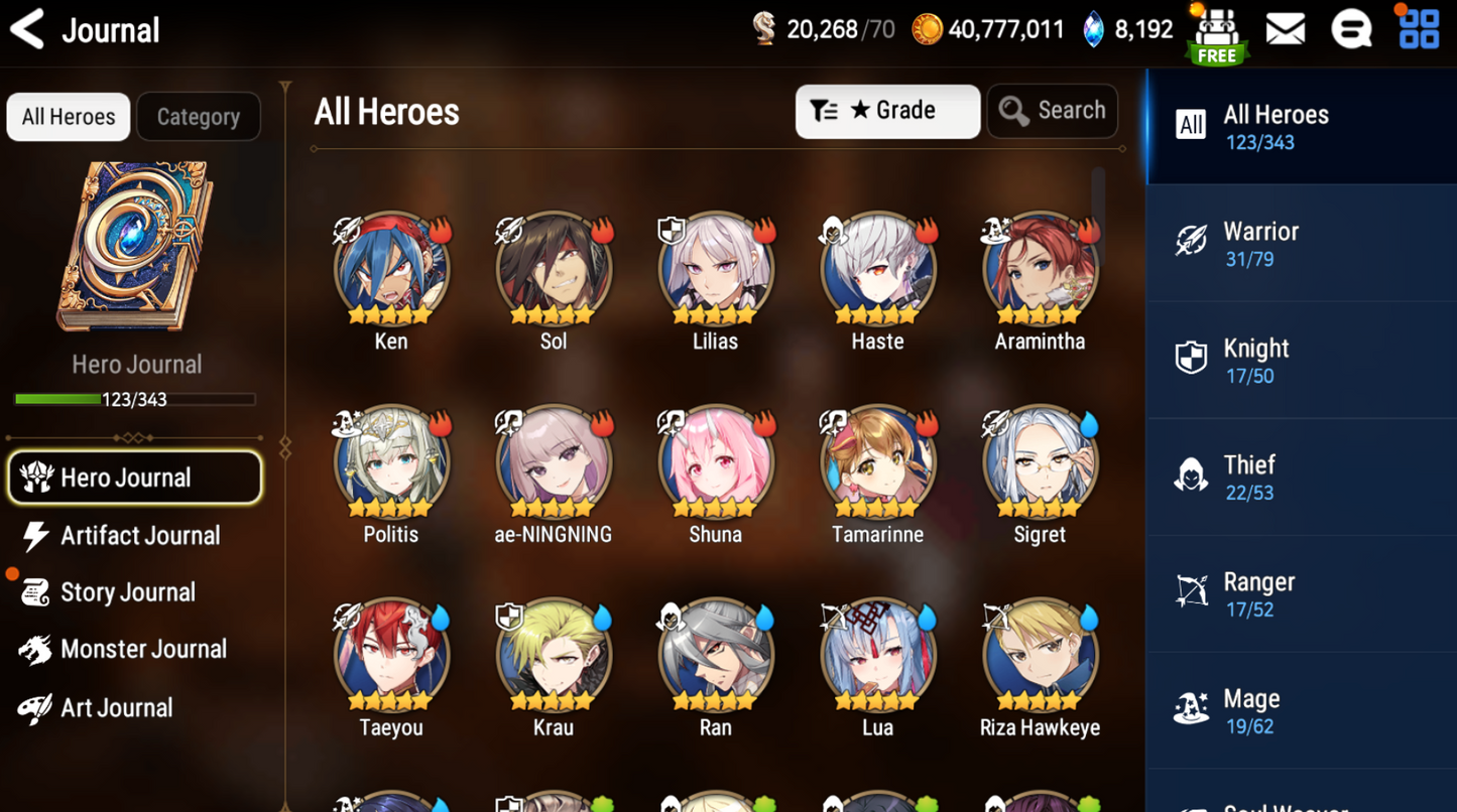 [GLOBAL] [INSTANT] Epic 7 Seven Young Senya+artifact Specter Tenebria + ML pulls + Name Starter Account-Mobile Games Starter