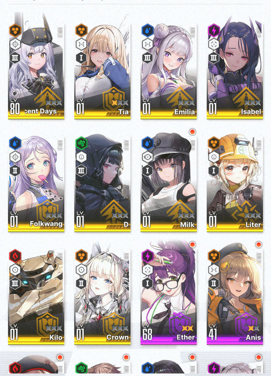 [GLOBAL] [INSTANT] GODDESS OF VICTORY NIKKE 10SSR Emilia+skin+Ram+Crown+Liter+Tia+Isabel starter account Re:Zero-Mobile Games Starter