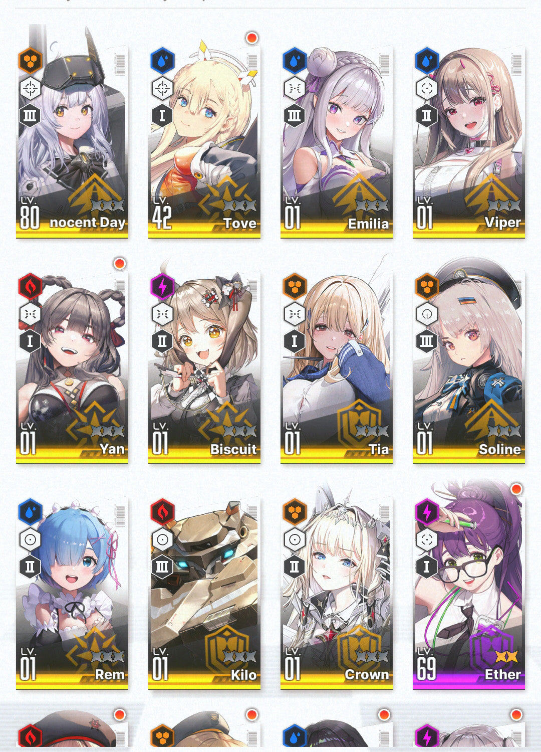 [GLOBAL] [INSTANT] GODDESS OF VICTORY NIKKE 11SSR Emilia+Rem+skin+Ram+Crown+Tia+Yan+Viper+Biscuit++ starter account Re:Zero-Mobile Games Starter