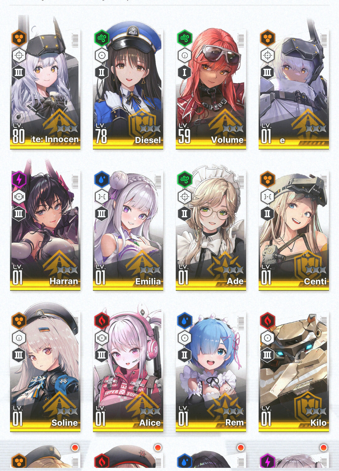 [GLOBAL] [INSTANT] GODDESS OF VICTORY NIKKE 12SSR Emilia+Rem+skin+Ram+Harran+Volume+Ade+Alice++ starter account Re:Zero-Mobile Games Starter