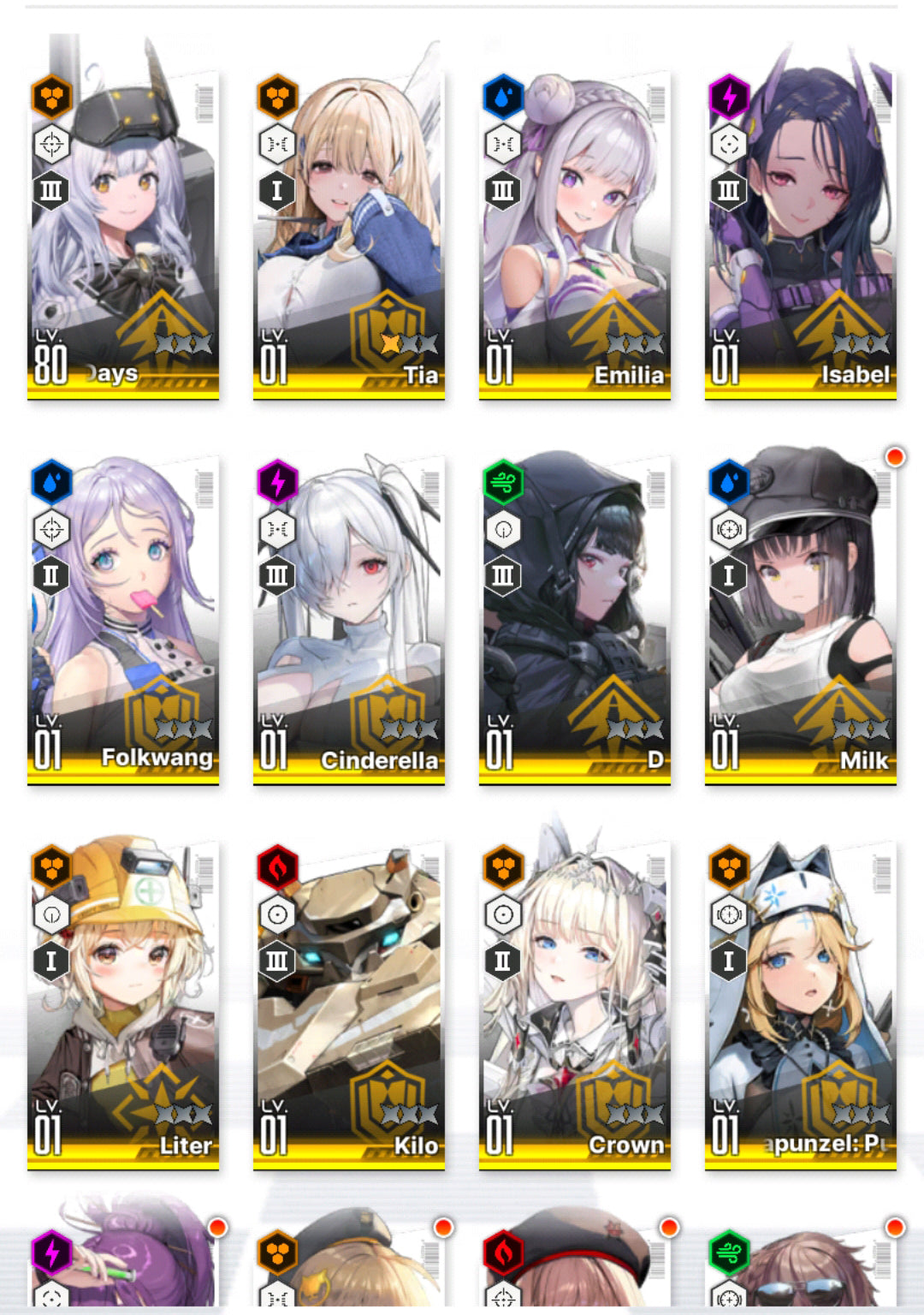 [GLOBAL] [INSTANT] GODDESS OF VICTORY NIKKE 12SSR+Pity Emilia+skin+Ram+Cinderella+Crown+Liter+Tia+Isabel starter account Re:Zero-Mobile Games Starter