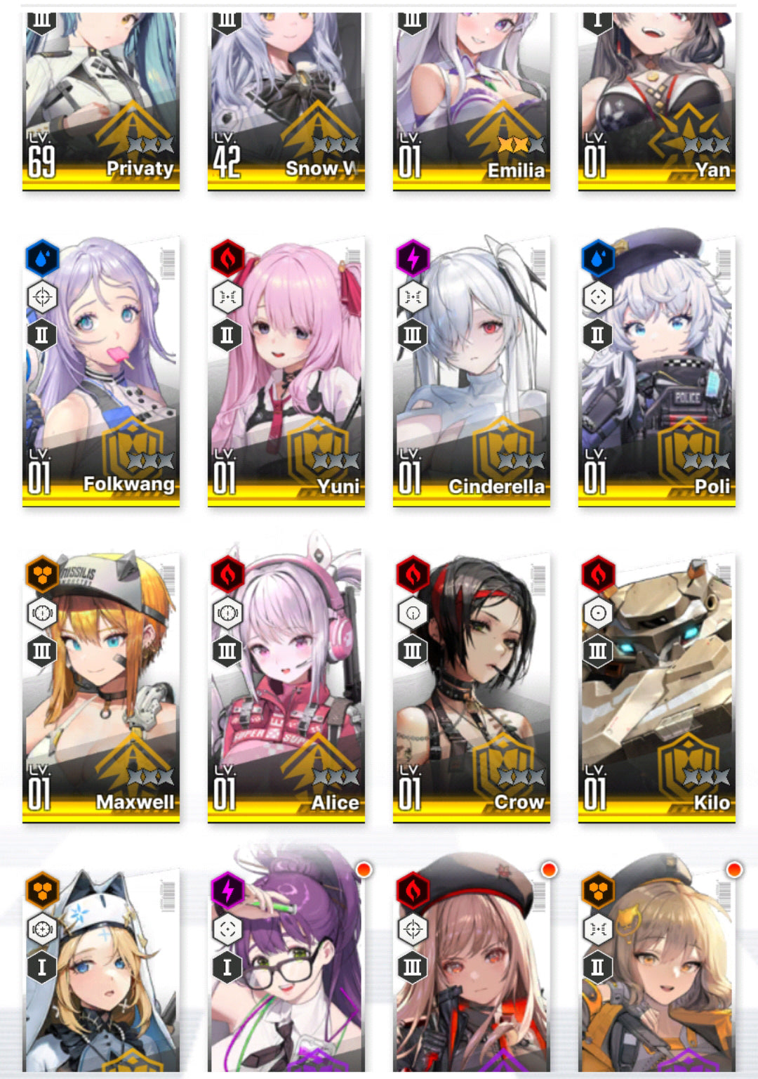 [GLOBAL] [INSTANT] GODDESS OF VICTORY NIKKE 13SSR 3 Emilia+skin+Cinderella+Yuni+Alice+Privaty++ starter account Re:Zero-Mobile Games Starter