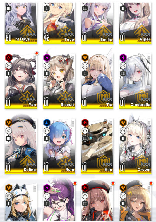 [GLOBAL] [INSTANT] GODDESS OF VICTORY NIKKE 13SSR+Pity Emilia+Rem+skin+Ram+Crown+Cinderella+Tia+Yan+Viper+Biscuit++ starter account Re:Zero-Mobile Games Starter