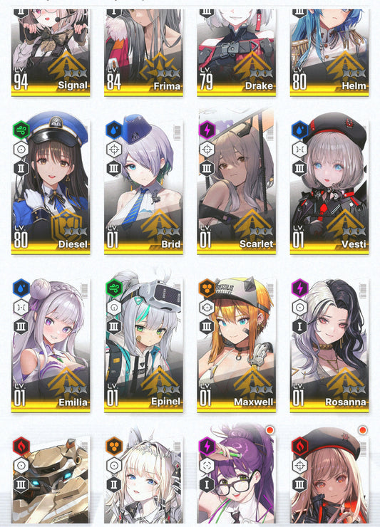 [GLOBAL] [INSTANT] GODDESS OF VICTORY NIKKE 14SSR Emilia+Skin+Scarlet+Crown+Signal+Drake++ starter account Re:Zero-Mobile Games Starter