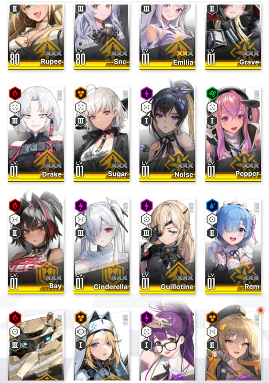 [GLOBAL] [INSTANT] GODDESS OF VICTORY NIKKE 14SSR+Pity 3 Emilia+Rem+skin+Ram+Cinderella+Grave+Rupee+Drake+Noise starter account Re:Zero-Mobile Games Starter