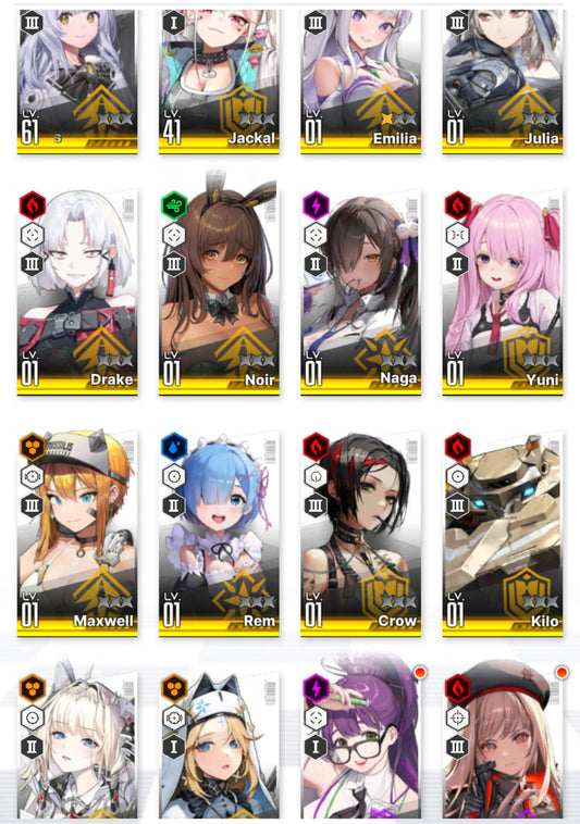 [GLOBAL] [INSTANT] GODDESS OF VICTORY NIKKE 14SSR+Pity Emilia+Rem+skin+Ram+Crown+Noir+Drake+Jackal+ starter account Re:Zero-Mobile Games Starter