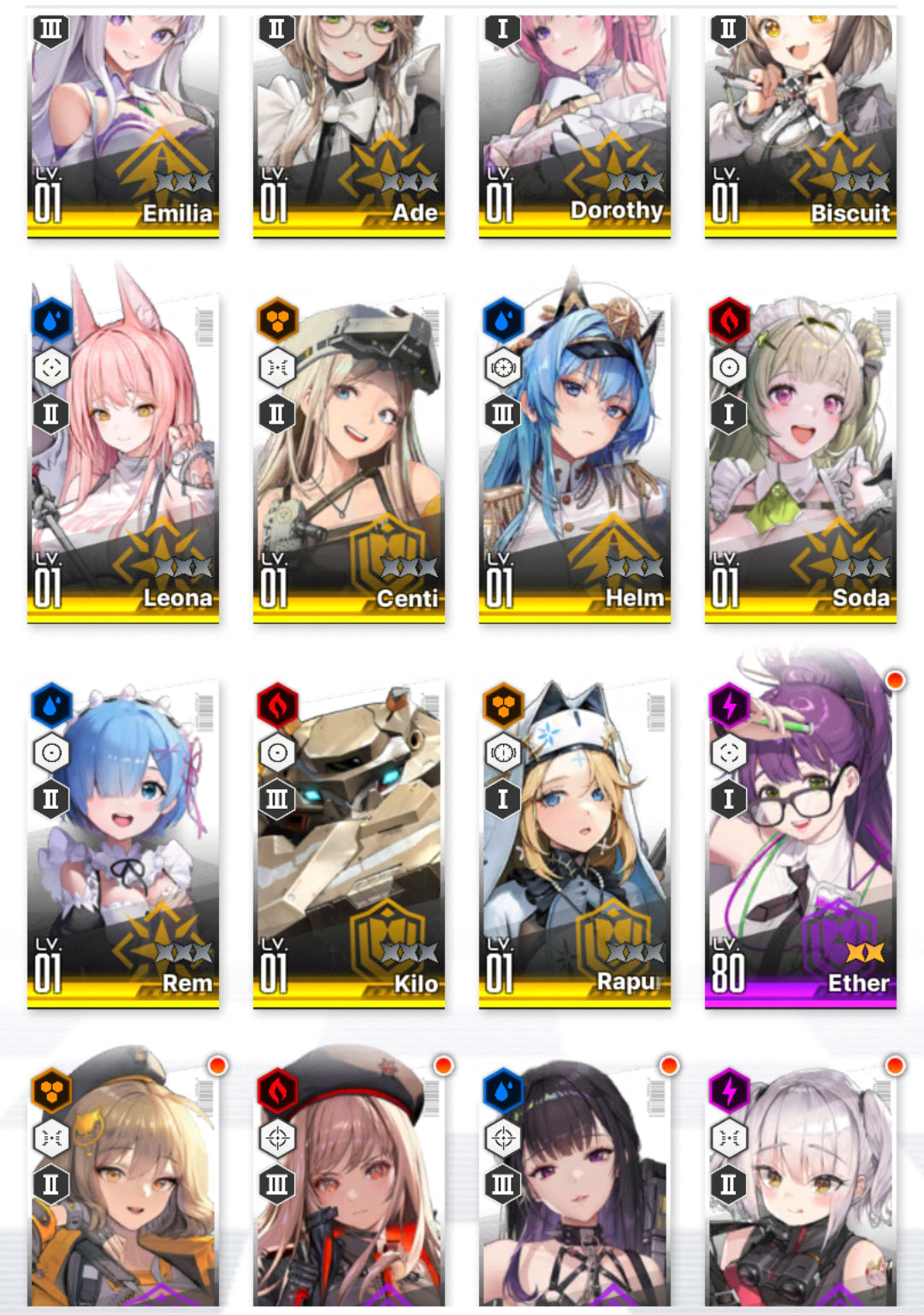 [GLOBAL] [INSTANT] GODDESS OF VICTORY NIKKE 15SSR+Pity Emilia+Rem+skin+Ram+Dorothy+Exia+Ade+Soda+Biscuit starter account Re:Zero-Mobile Games Starter