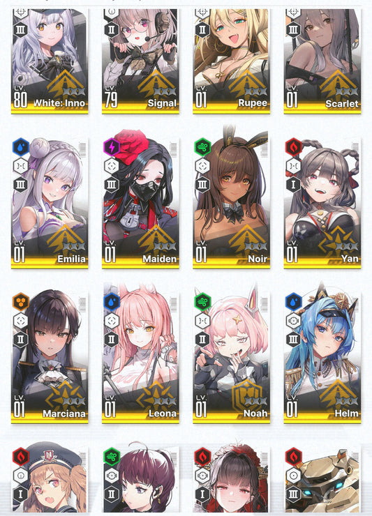 [GLOBAL] [INSTANT] GODDESS OF VICTORY NIKKE 16SSR Emilia+skin+Scarlet+Noir+Yan+Leona+Marciana++ starter account Re:Zero-Mobile Games Starter