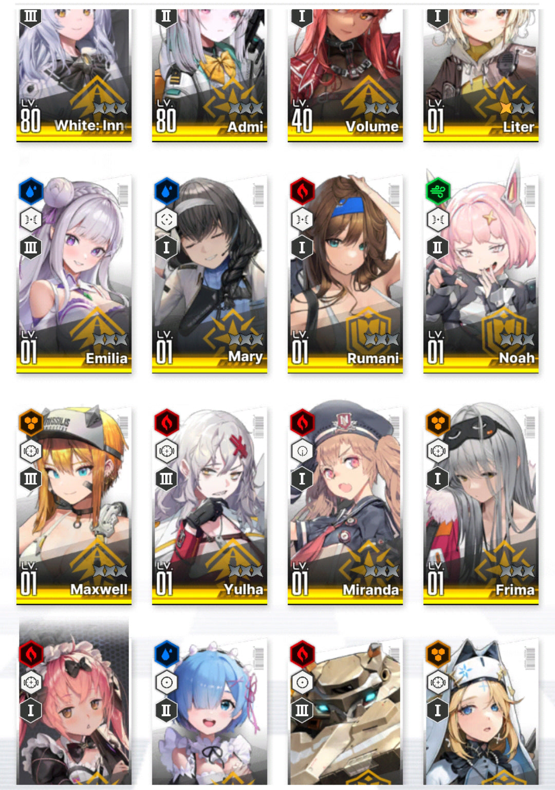 [GLOBAL] [INSTANT] GODDESS OF VICTORY NIKKE 16SSR+Pity Emilia+Rem+skin+Ram+Liter+Volume+Noah+Yulha++ starter account Re:Zero-Mobile Games Starter