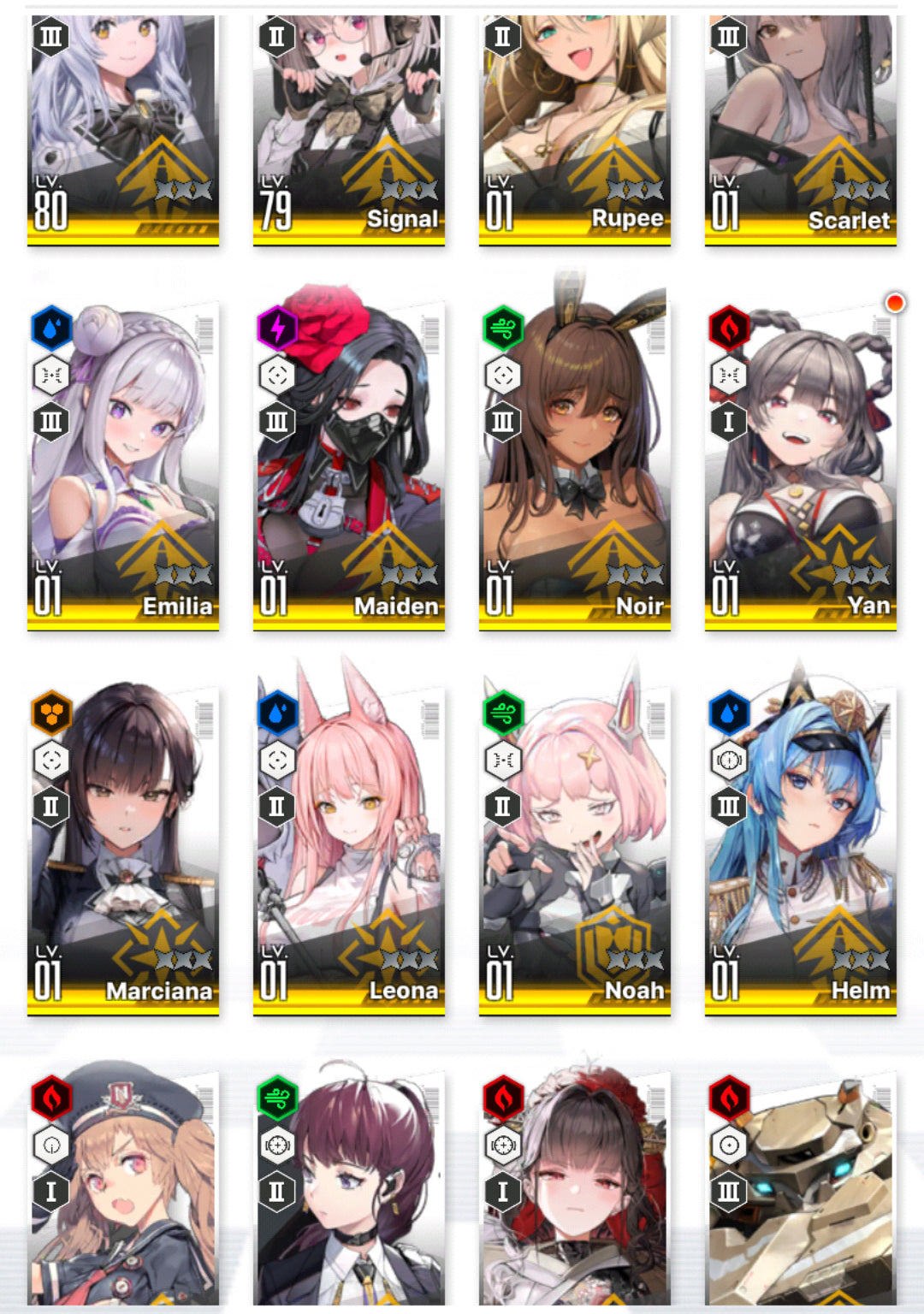 [GLOBAL] [INSTANT] GODDESS OF VICTORY NIKKE 17SSR+Pity Emilia+skin+Scarlet+Noir+Yan+Leona+Marciana++ starter account Re:Zero-Mobile Games Starter