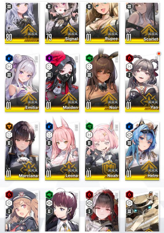 [GLOBAL] [INSTANT] GODDESS OF VICTORY NIKKE 17SSR+Pity Emilia+skin+Scarlet+Noir+Yan+Leona+Marciana++ starter account Re:Zero-Mobile Games Starter