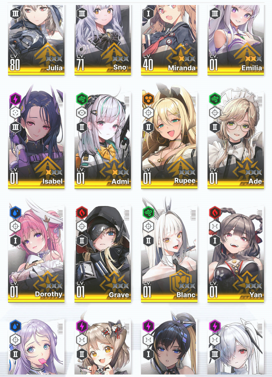 [GLOBAL] [INSTANT] GODDESS OF VICTORY NIKKE 24SSR 3 Emilia+skin+Dorothy+Red Hood+Skin+Cinderella+Grave+Blanc+Mihara+Isabel+ starter account Re:Zero-Mobile Games Starter
