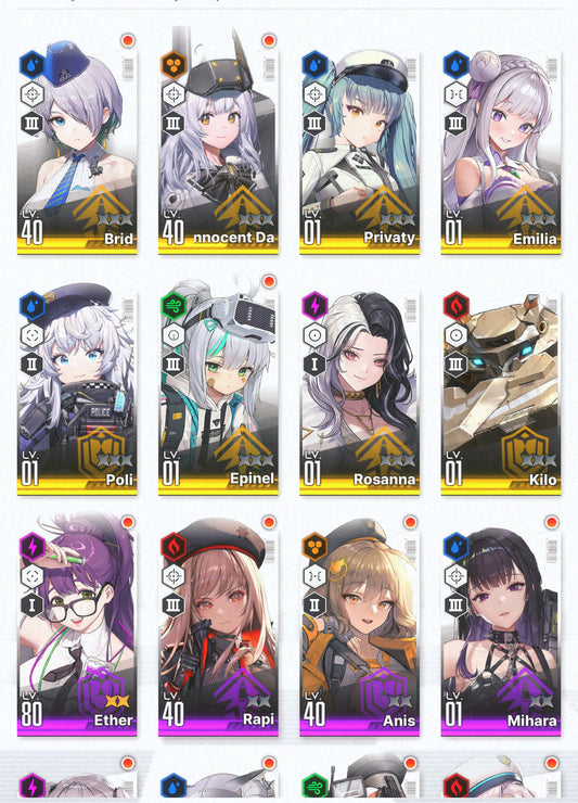 [GLOBAL] [INSTANT] GODDESS OF VICTORY NIKKE 8SSR Emilia+skin+Privaty+Poli+Epinel+Rosanna starter account Re:Zero-Mobile Games Starter