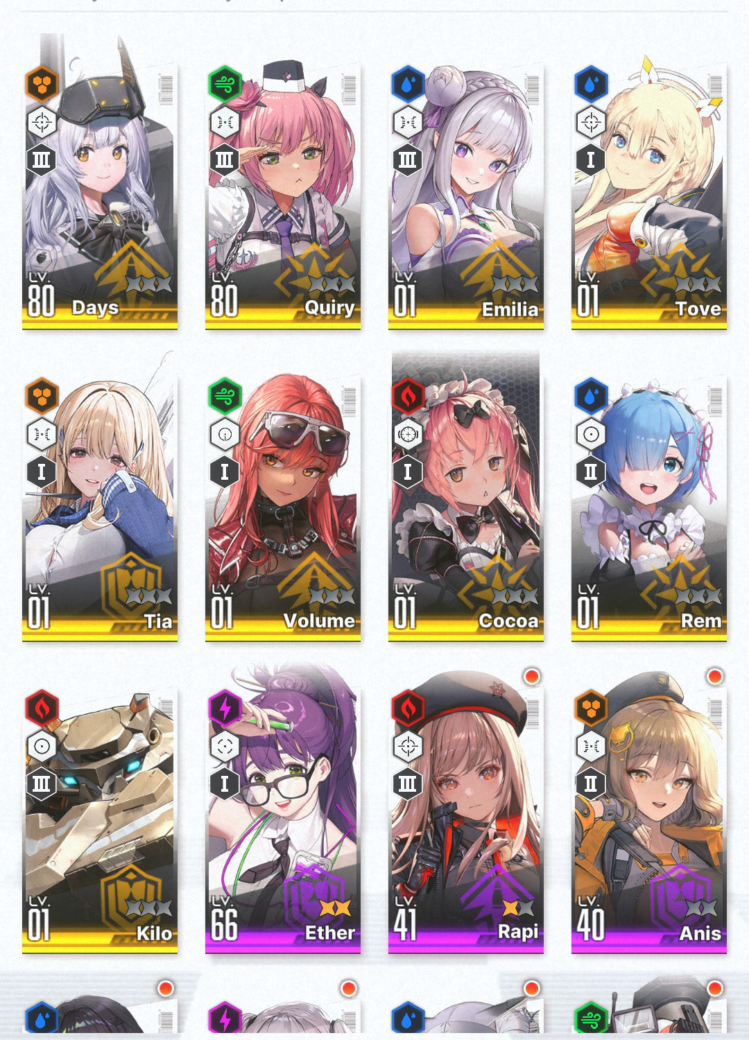 [GLOBAL] [INSTANT] GODDESS OF VICTORY NIKKE 9SSR Emilia+Rem+skin+Ram+Tia+Volume+Quiry+Tove+ starter account Re:Zero-Mobile Games Starter