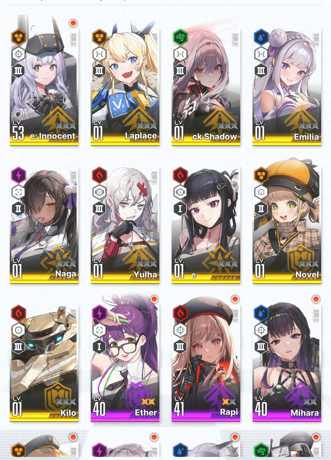 [GLOBAL] [INSTANT] GODDESS OF VICTORY NIKKE 9SSR Emilia+skin+Scarlet: Black Shadow+Killer Wife+ starter account Re:Zero-Mobile Games Starter